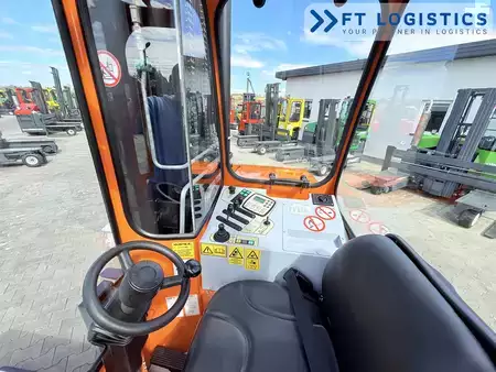 Four-way trucks 2012  HUBTEX DQ40D | DIESEL | TRIPLEX 6500MM | FORK-POSITIONER | FREE-LIFT | FULL CABIN (20)