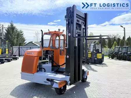 Four-way trucks 2012  HUBTEX DQ40D | DIESEL | TRIPLEX 6500MM | FORK-POSITIONER | FREE-LIFT | FULL CABIN (25)
