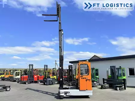 Four-way trucks 2012  HUBTEX DQ40D | DIESEL | TRIPLEX 6500MM | FORK-POSITIONER | FREE-LIFT | FULL CABIN (32)