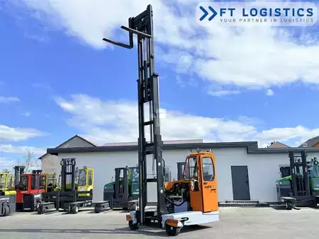Four-way trucks 2012  HUBTEX DQ40D | DIESEL | TRIPLEX 6500MM | FORK-POSITIONER | FREE-LIFT | FULL CABIN (33)