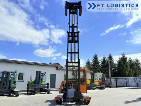 Four-way trucks 2012  HUBTEX DQ40D | DIESEL | TRIPLEX 6500MM | FORK-POSITIONER | FREE-LIFT | FULL CABIN (35)