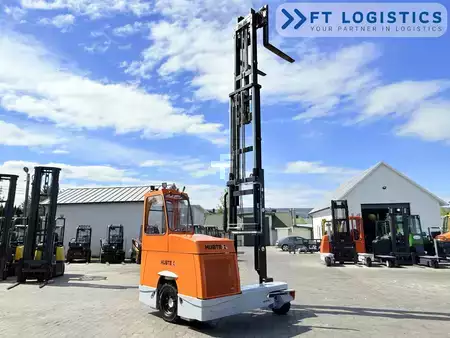 Four-way trucks 2012  HUBTEX DQ40D | DIESEL | TRIPLEX 6500MM | FORK-POSITIONER | FREE-LIFT | FULL CABIN (38)