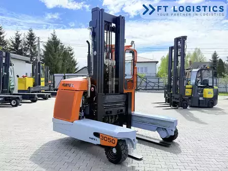 Four-way trucks 2012  HUBTEX DQ40D | DIESEL | TRIPLEX 6500MM | FORK-POSITIONER | FREE-LIFT | FULL CABIN (5)