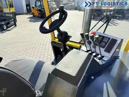 Čtyřcestný vysokozdvižný vozík 2013  Combilift CB4000 | GAS | TRIPLEX 8500 | FREE LIFT | FORK POSITIONER | SIDE SHIFT | FULL CABIN | NEW TIRES (16)