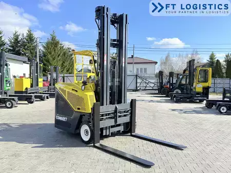 Čtyřcestný vysokozdvižný vozík 2013  Combilift CB4000 | GAS | TRIPLEX 8500 | FREE LIFT | FORK POSITIONER | SIDE SHIFT | FULL CABIN | NEW TIRES (2)