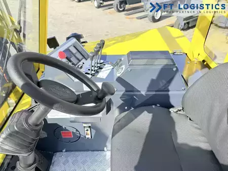 Čtyřcestný vysokozdvižný vozík 2013  Combilift CB4000 | GAS | TRIPLEX 8500 | FREE LIFT | FORK POSITIONER | SIDE SHIFT | FULL CABIN | NEW TIRES (6)