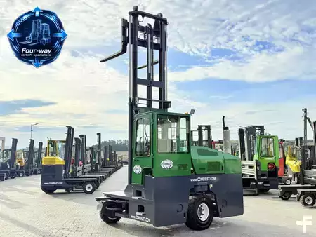Wózki 4-kierunkowe 2009  Combilift C6000 | DIESEL | DUPLEX 4600 | FREE LIFT | FORK POSITIONER | FULL CABIN | NEW TIRES (25)
