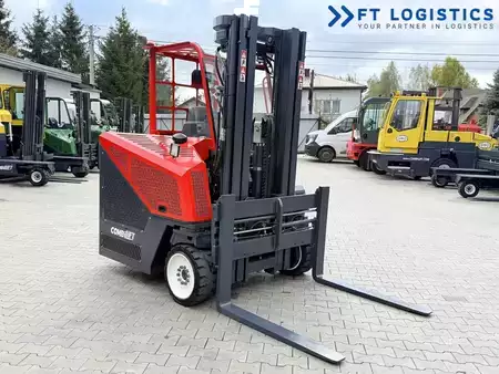 Čtyřcestný vysokozdvižný vozík 2019  Combilift CB4000 | GAS | TRIPLEX 5200MM | FREE-LIFT | FORK-POSITIONER | SIDE-SHIFT | NEW TIRES (2)