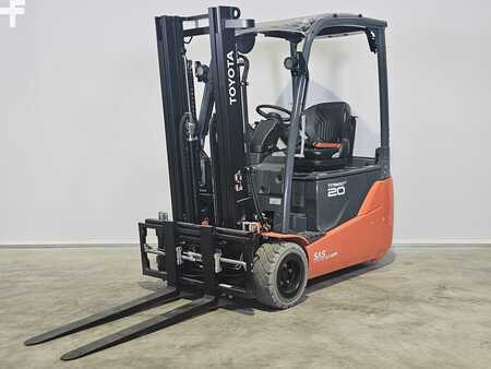 3-wiel elektrische heftrucks 2023  Toyota 8fbe20t Li-ion (1)