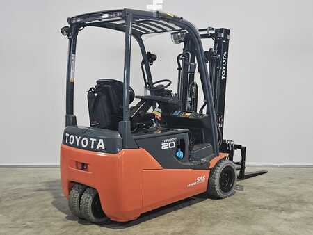 3-wiel elektrische heftrucks 2023  Toyota 8fbe20t Li-ion (1)