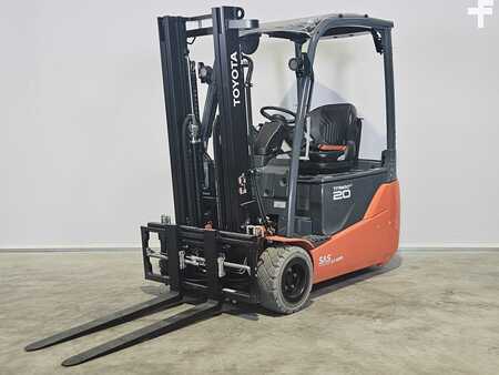 3-wiel elektrische heftrucks 2023  Toyota 8fbe20t Li-ion (2)