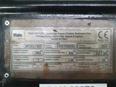 Elektromos emelőkocsik - Yale MP20X FBW (9)