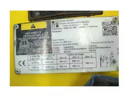 Empilhador diesel - Hyster H2.5UT (15)