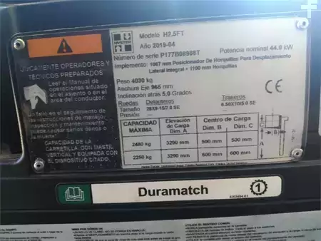 Wózki gazowe - Hyster H2.5FT (14)