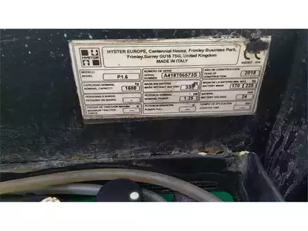 Elektromos emelőkocsik - Hyster P1.6 (14)