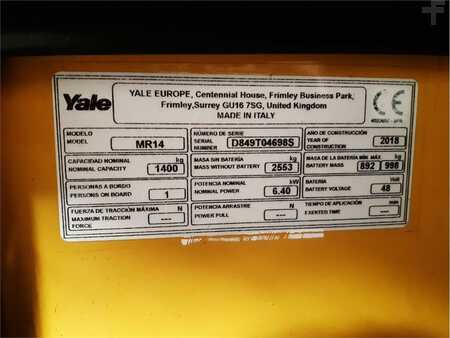 Skjutstativtruck 2018  Yale MR14 (10)