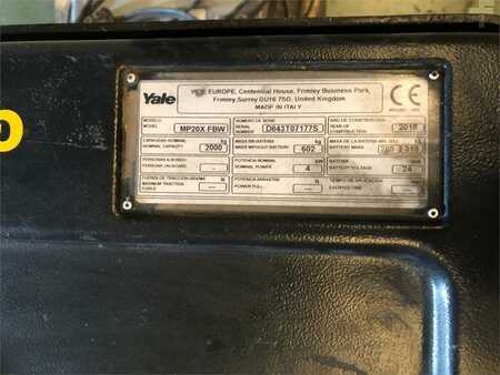 Niederhubwagen 2018  Yale MP20X FBW (10)