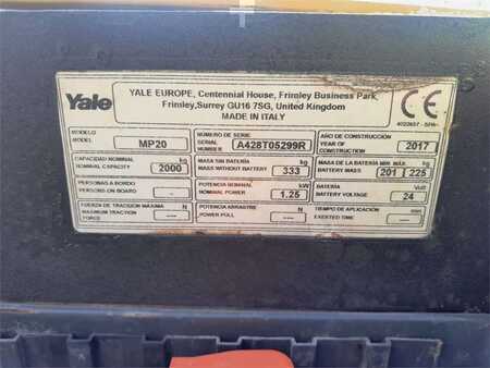 Elektromos emelőkocsik 2017  Yale MP20 (5)