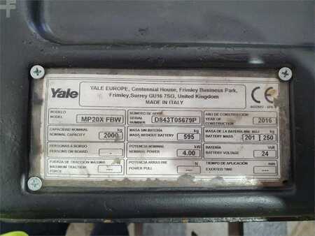 Niederhubwagen 2016  Yale MP20X FBW (8)