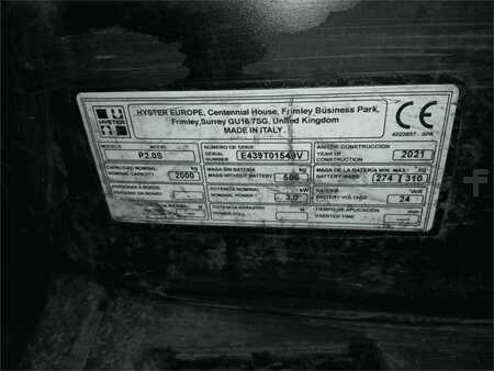 Lavtløftende truck 2021  Hyster P2.0S (10)