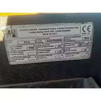 Nízkozdvižný vozík - Hyster P1.6 (9)