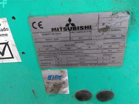 Elektro čtyřkolový VZV 2011  Mitsubishi FB18N (8)