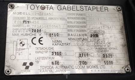 Dieselstapler 2008  Toyota 7FDA50 (7)