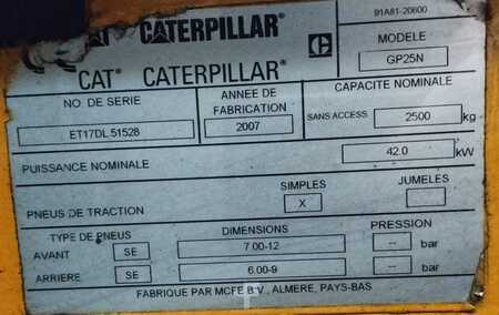 Treibgasstapler 2007  CAT Lift Trucks GP25N (5)