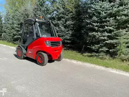 Wózki widłowe diesel 2007  Linde H45D Triplex Side-shift Forks positioner (4)