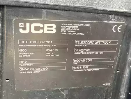 Tugger-train-trailer 2019  JCB Teletruk TLT30D (7)