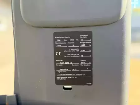 Rækketruck 2018  Crown ESR 5240 (14)
