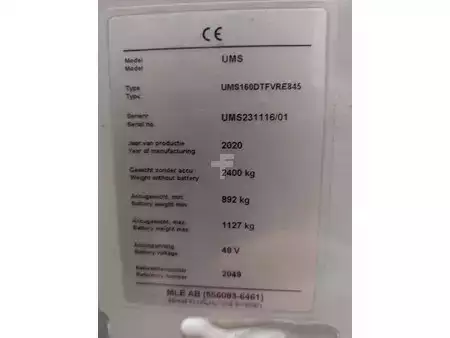 Carrelli retrattili 2020  Unicarriers UMS160DTFV845 (6)