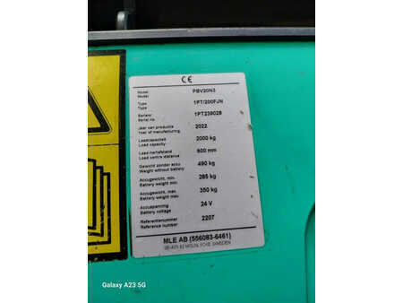 Transpaletas manuales 2022  Mitsubishi PBV20N3 (3)