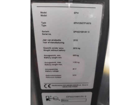 Preparador de pedidos vertical 2019  Unicarriers EPH125DTFVI675 (4)