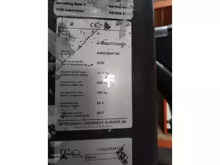 Stapelaars met staplatform 2020  Mitsubishi ASN160DTFV540 (4)