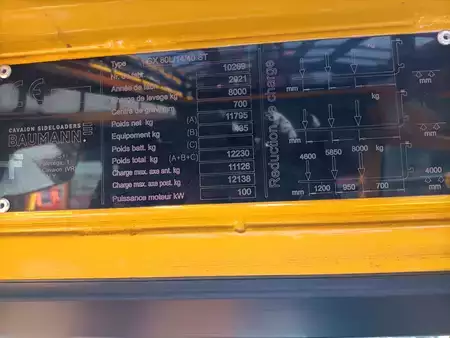 Oldalvillás targonca 2021  Baumann GX80L 1440ST (1)