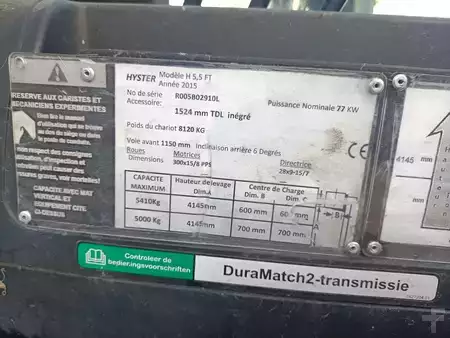 Dieselstapler 2015  Hyster H5.5FT (1)