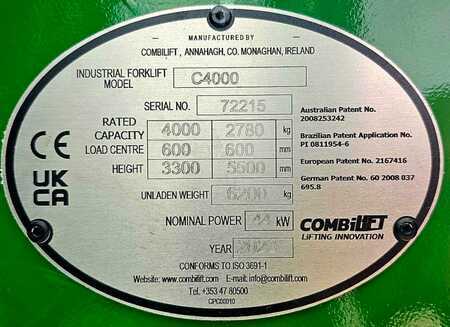Vierweg zijlader 2023  Combilift C 4000 D MK4 150 hrs ONLY! (16)