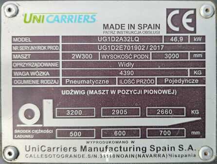 Carretilla elevadora GLP 2017  Unicarriers UG1D2A32LQ  DX32 (11)