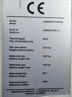 Retraky 2016  Unicarriers UMS 200 DTFVRF845 (14)