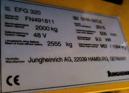 Elektro 4 Rad 2015  Jungheinrich EFG 320 (7)
