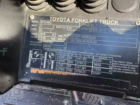 Diesel Forklifts 2019  Toyota 8FD40U (15)