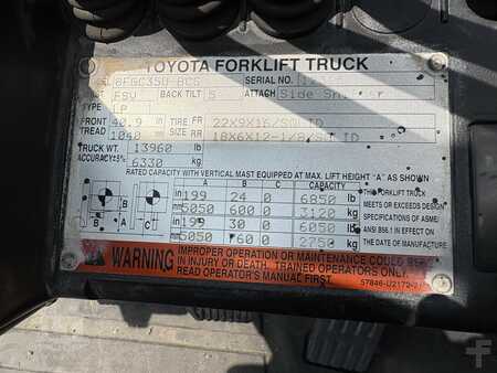 Carretilla elevadora GLP 2016  Toyota 8FGC35U-BCS (18)