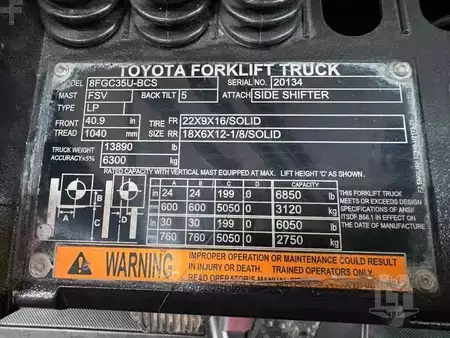 Diesel Forklifts 2020  Toyota 8FGC35U-BCS (7)