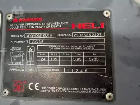 Montacargas diésel - Heli CPQYD35 (6)