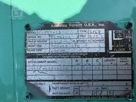 Propane Forklifts - Komatsu FG25T-12 (14)