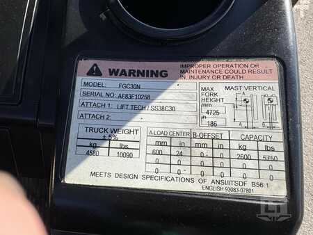 Propane Forklifts - Mitsubishi FGC30N (4)