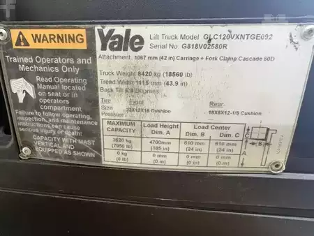 Diesel Forklifts 2017  Yale GLC120VX (6)