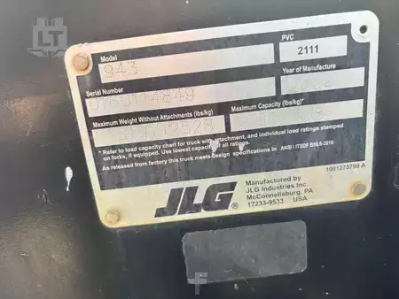 Telehandler Fixed 2022  JLG 943 (9)