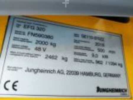 Elektro čtyřkolový VZV 2018  Jungheinrich EFG320 (9)